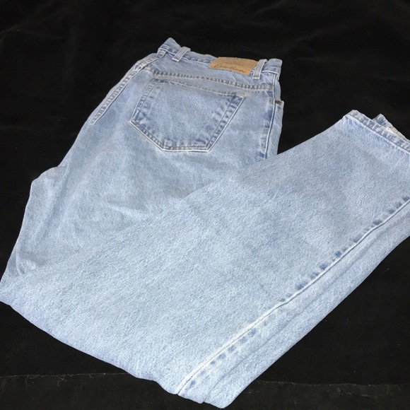 Eddie Bauer Denim - Women’s Vintage EDDIE BAUER ❤️ High Waisted Zip Up  Blue Denim Jeans Sz 16